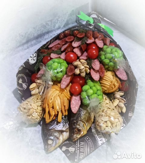 Мужские вкусные букеты