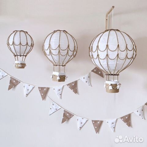 Декоративный воздушный шар в детскую, ночник