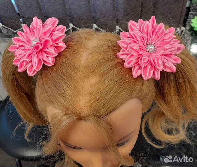 Резиночки для волос ручной работы