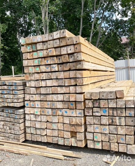 Брус обрезной 150х200х6000мм от производителя