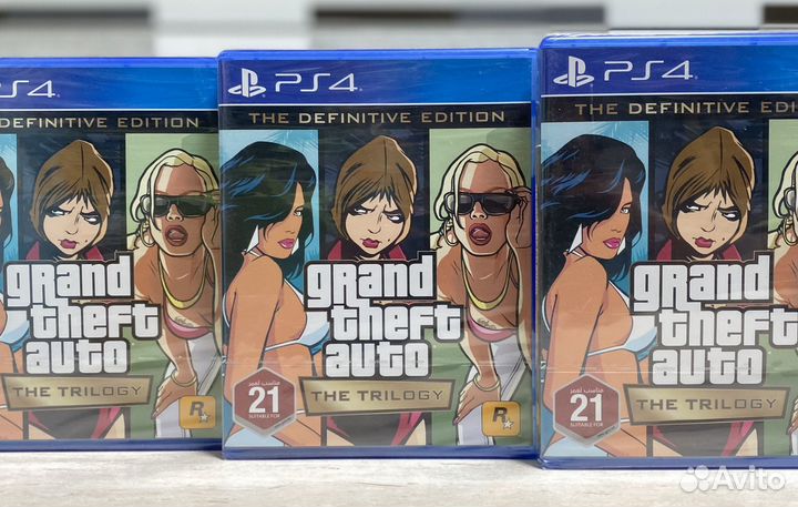 GTA The Trilogy Definitive (Новый Диск) Sony PS4