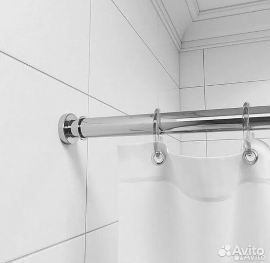 Карниз для шторы в ванную