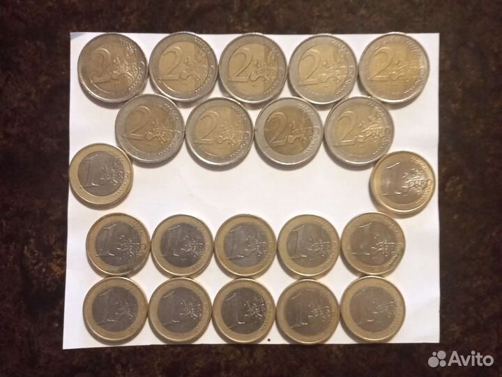 Монеты евро