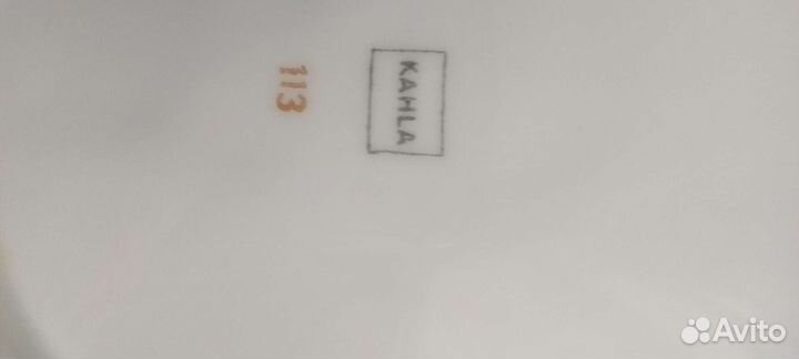 Тарелка детская ГДР кахла довоенная