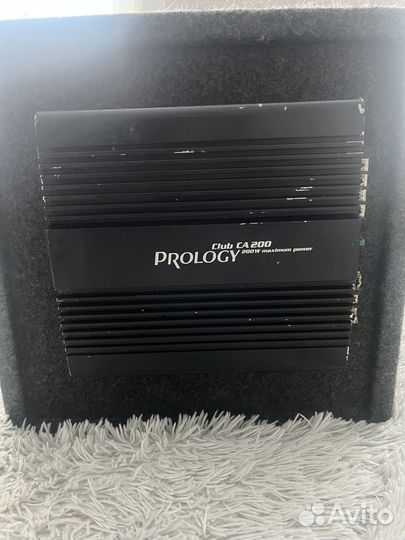 Сабвуфер machete 12 и уснлитель prology