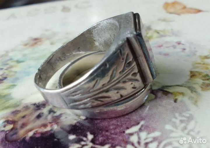 Перстень серебро
