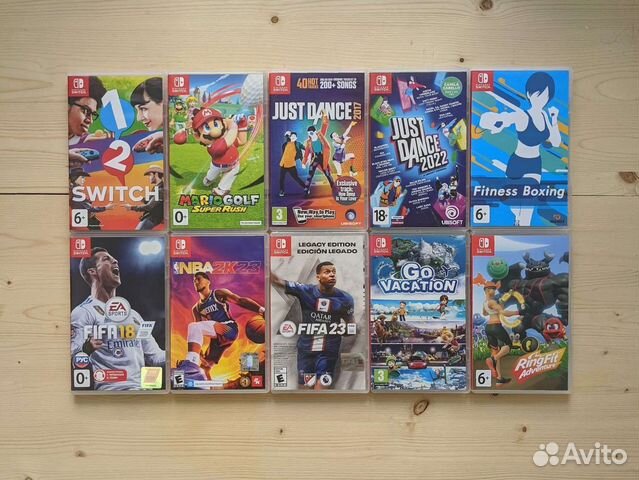 Fifa, Just Dance спортивные игры для Switch