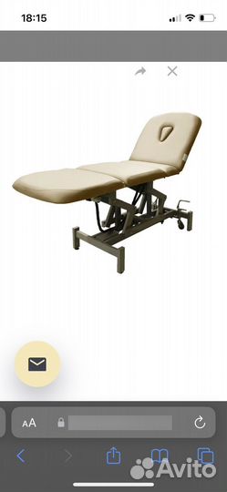 Массажная кушетка с электроприводом Plastek