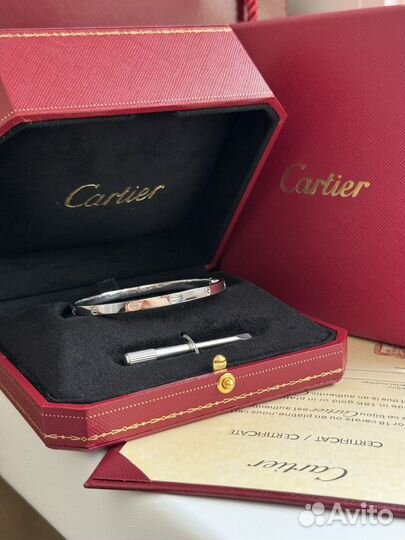 Золотой браслет Cartier Love 585п