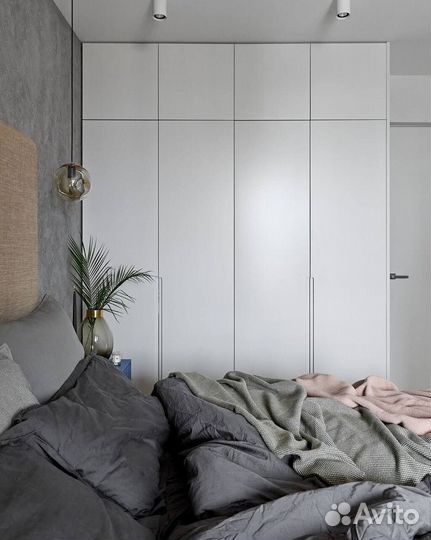 Шкаф распашной с фрезеровкой