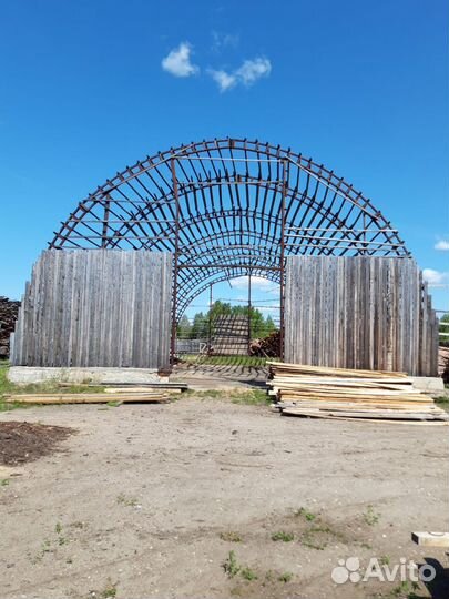 Ангар каркас ангара