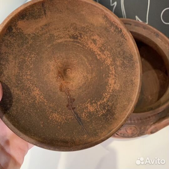 Жаровня супница глиняная