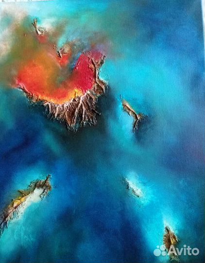 Картина маслом интерьерная