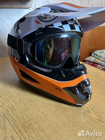 Кроссовый шлем fox реплика