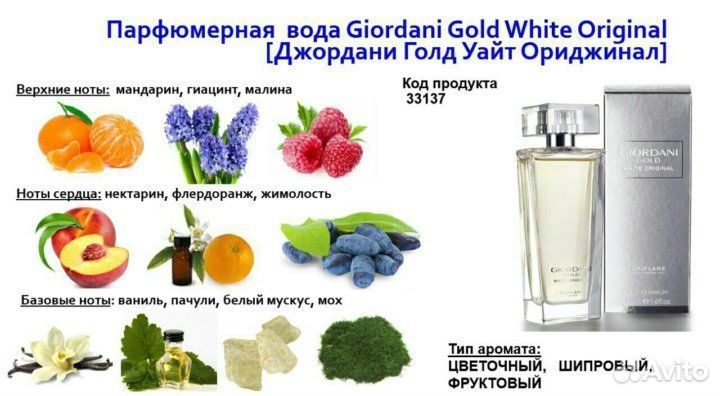 Парфюмерная вода Giordani Gold White Original