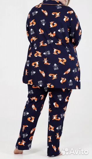 Домашний костюм пижама большой размер