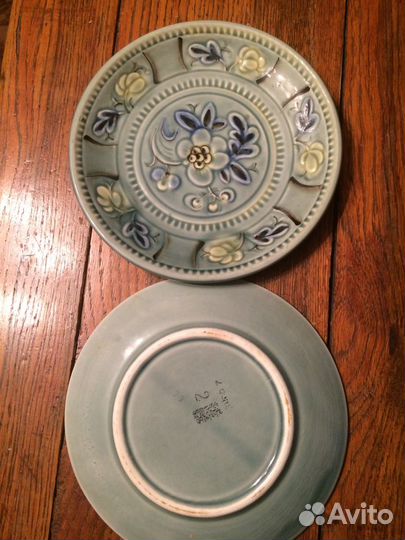 Тарелка настенная Конаково зик СССР