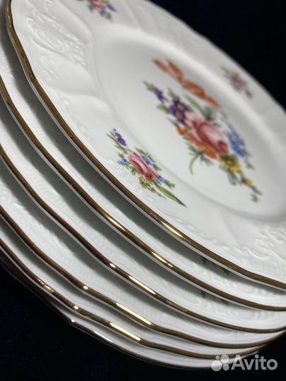 Тарелки Чехия 25 см 6 шт