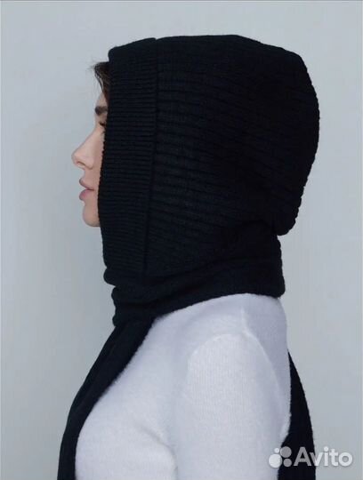 Капор с шарфом FortiKnitwear новый