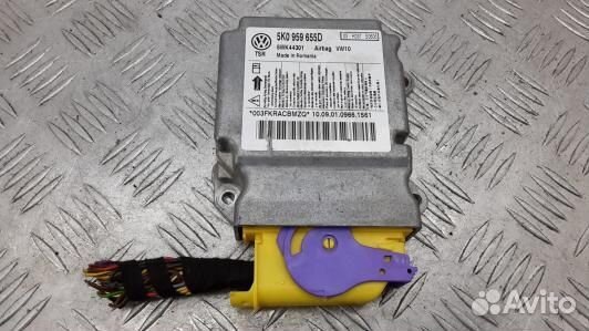 Блок управления airbag skoda yeti 1 (4SV08OQ01)