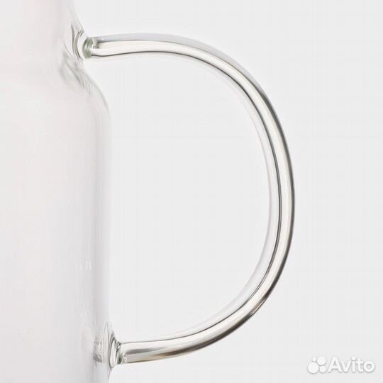 Чайник стеклянный заварочный с металлическим ситом
