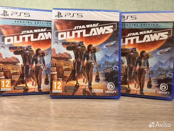 Star Wars Outlaws ps5 диск новый в наличии