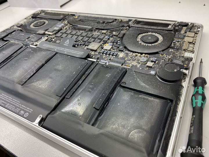 Техническая чистка MacBook, техчистка макбук
