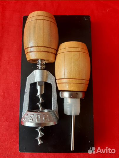 Подарочный набор. Штопор и пробка для бутылки