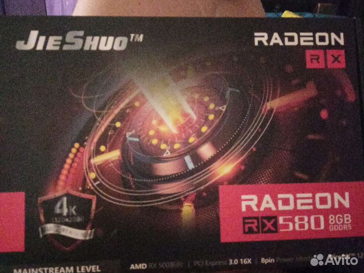 Видеокарта rx580 8gb