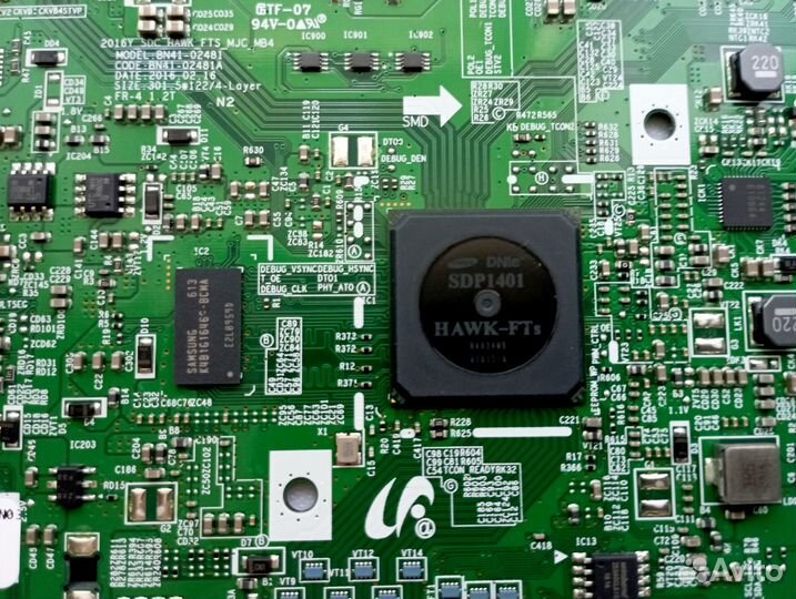 LSF550HHN03 BN41-02481A T-Con Samsung UE55K6500AU