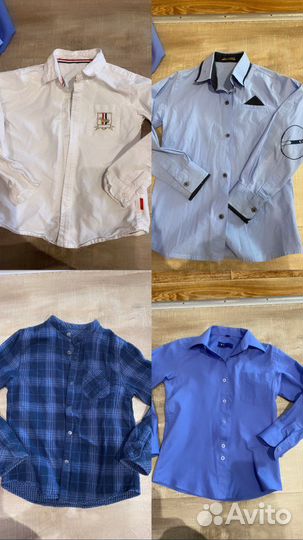 Рубашки на мальчика 122-128