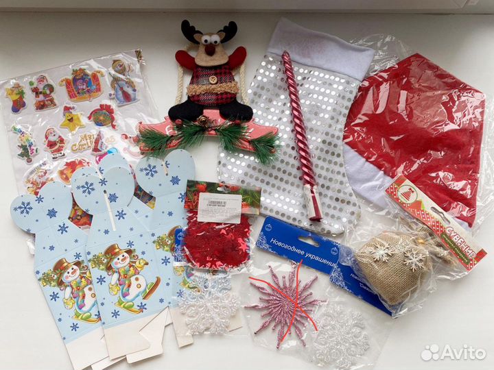 Новогодний декор новый для дома пакетом