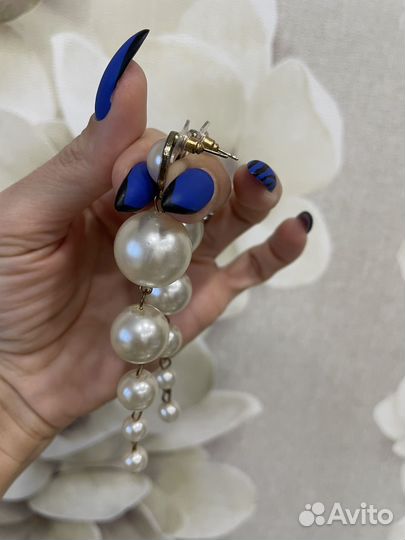 Серьги люстры