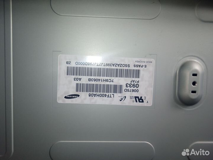 Запчасти для телевизора samsung