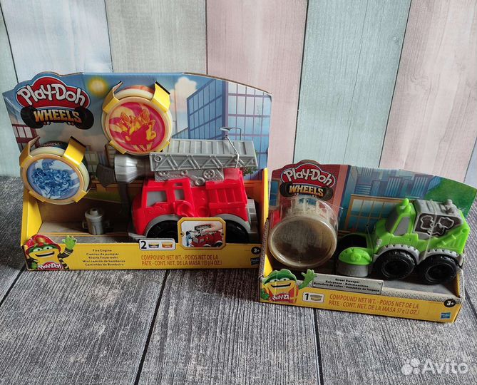 Новый набор пожарная+мини play doh