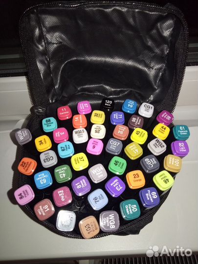 Фломастеры маркеры двухсторонние новые