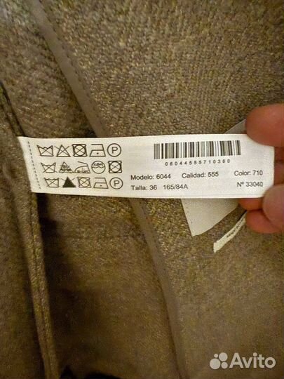 Пиджак massimo dutti limited edition 38 шерсть нов