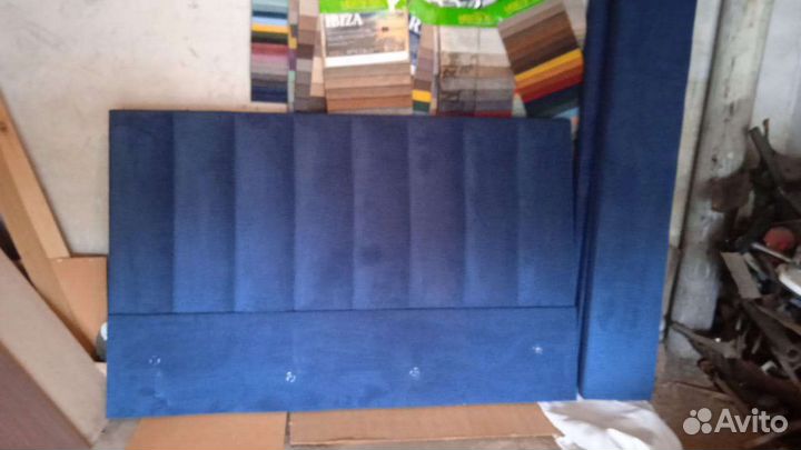 Перетяжка мягкой мебели, изголовье кровати, ремонт