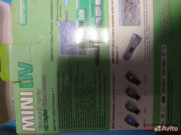 Видеокамера mini dv