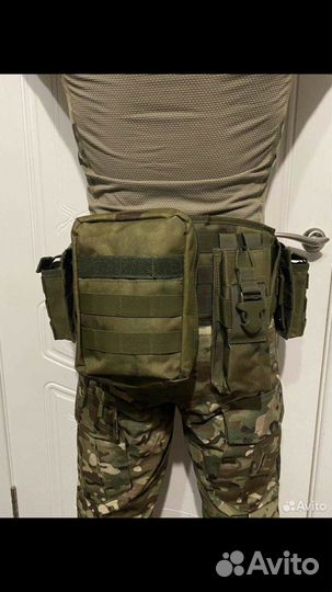 Поясная разгрузка тактический мох и мультикам