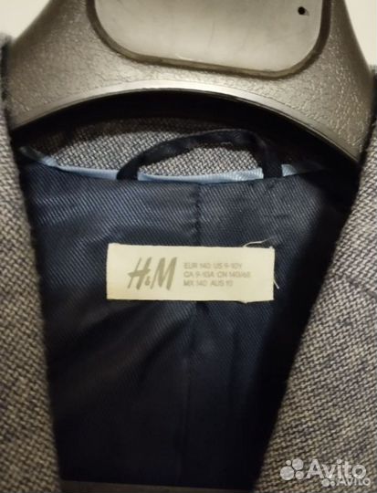 Пиджак для мальчика 140