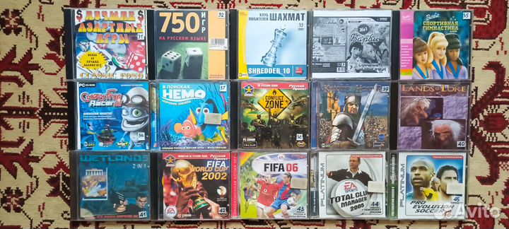 Компьютерные игры диски cd