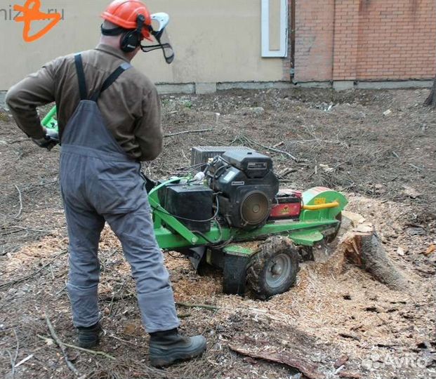 Дробление пней