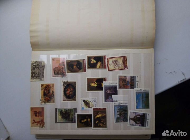 Альбом с марками времен СССР