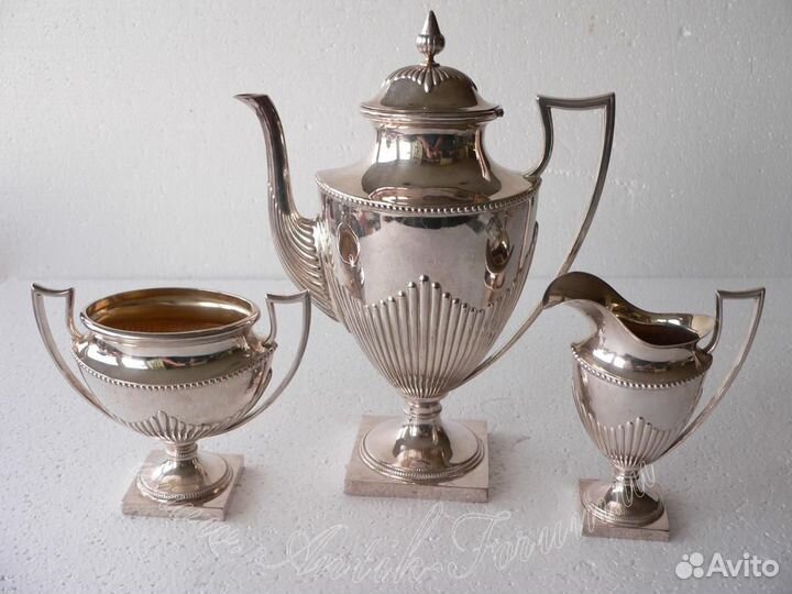 Чайно-кофейный сервиз, ампир, старая Англия