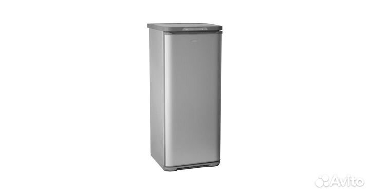 Морозильник Бирюса.145 см. Новый. Серебристый