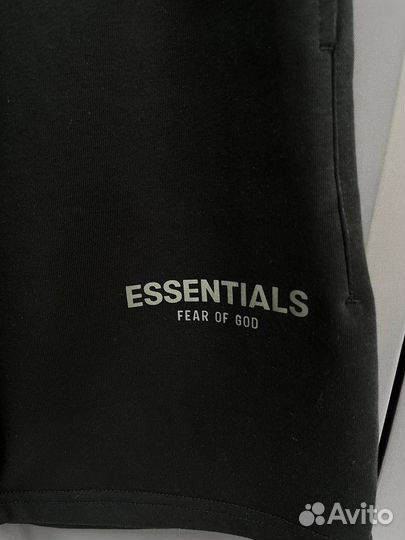 Essentials шорты черные (хит лето 2024)