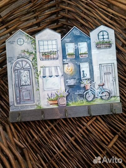 Ключница настенная деревянная новая