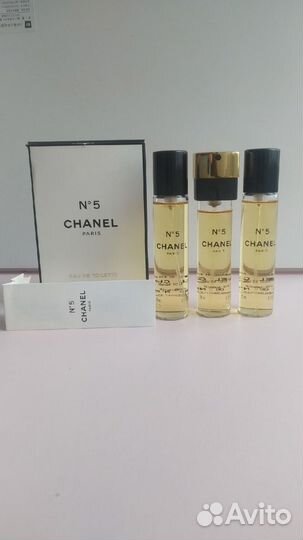 Chanel №5 Eau de Toilette 3x20