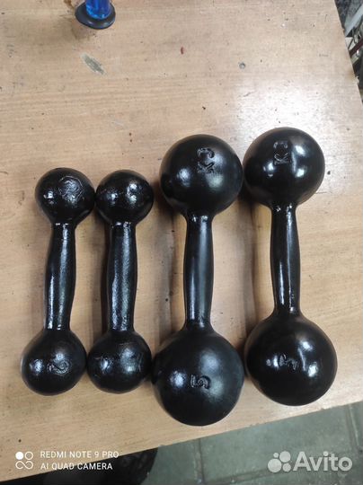Гантели 5 кг СССР и2 кг